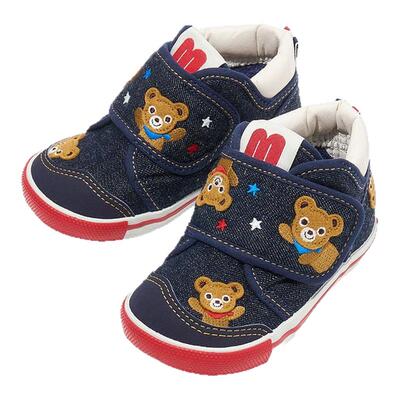 日本直邮MIKIHOUSE小熊捉迷藏鞋儿童二段学步鞋13-9316-498轻便