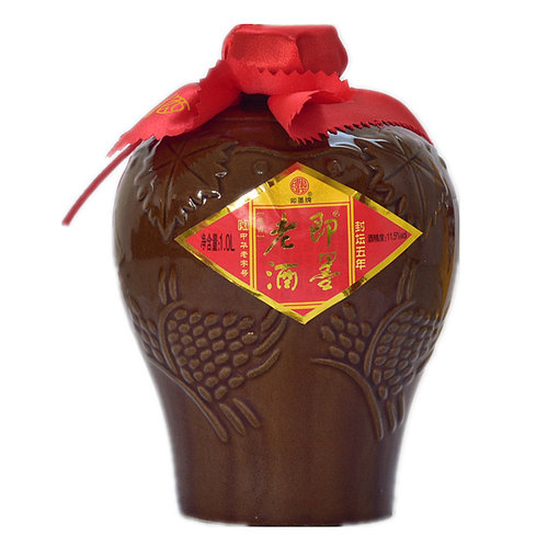 即墨老酒封坛五年陈酿半甜型原浆1L坛装2坛送礼盒正宗黄酒非绍兴