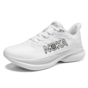 男鞋夏季透气网面白色跑步鞋青少年初中学生超轻军训专用运动白鞋