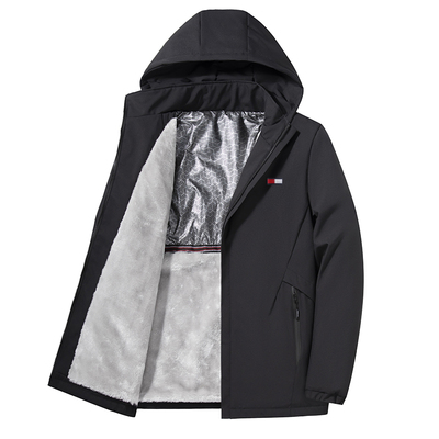 高品质保暖连帽棉服外套新品促销