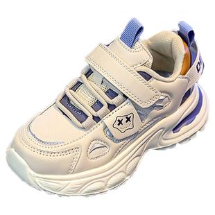 官网C&K男童鞋子2026新款春季软底儿童跑步运动老爹鞋男孩小白鞋