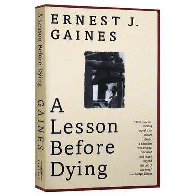 我的灵魂永不下跪 英文原版小说 A Lesson Before Dying 临刑前的最后一课垂死的教训 英文版电影死亡记事原著 可搭杀死一只知更鸟