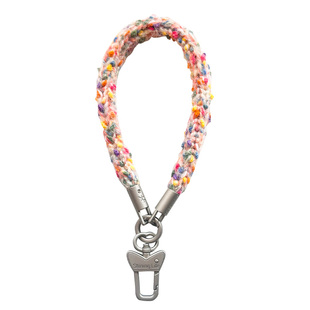 Shininglife原创秋冬毛绒短款手腕式手机挂绳女高端相机防偷挂链