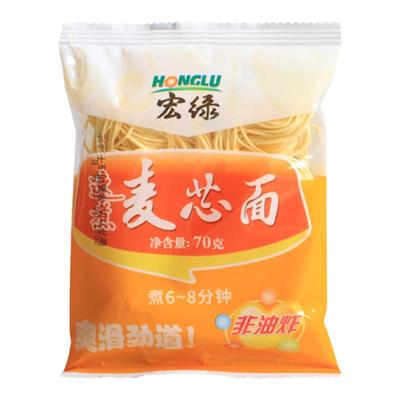 宏绿速煮面条麦芯面q70g家用