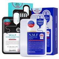 水库10片竹炭保湿黑面膜美迪惠尔