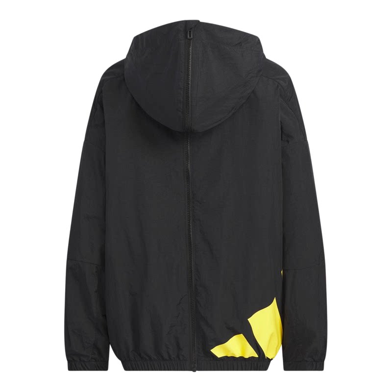adidas阿迪达斯官方儿童装男女大童春秋流光风连帽夹克外套KC8464