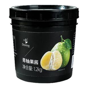 盾皇青柚果酱1.2kg柚子果肉浆奶茶店专用水果茶饮品商用果汁原料