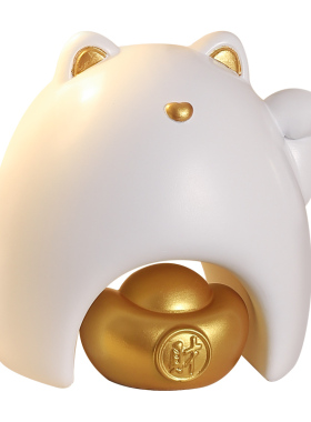创意轻奢招财猫摆件玄关客厅家居装饰办公室好物开业乔迁新居礼品