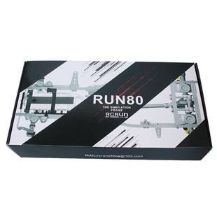 RCRUN 1:10 仿真遥控攀爬车架 RUN-80车架陆巡 LC80金属车架底盘