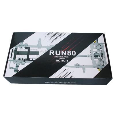 RCRUN 1:10 仿真遥控攀爬车架 RUN-80车架陆巡 LC80金属车架底盘