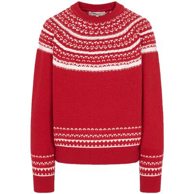 毛衣滨波北欧风圣诞羊毛