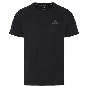 Adidas/阿迪达斯衣服男款短袖运动速干夏半袖透气轻薄圆领黑色