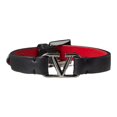 华伦天奴VALENTINO男士皮革手环