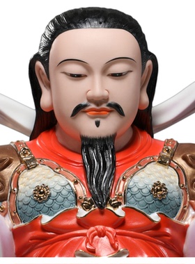 微美陶瓷12至19寸真武大帝玄天上帝北极真君祖师爷神像供奉摆件