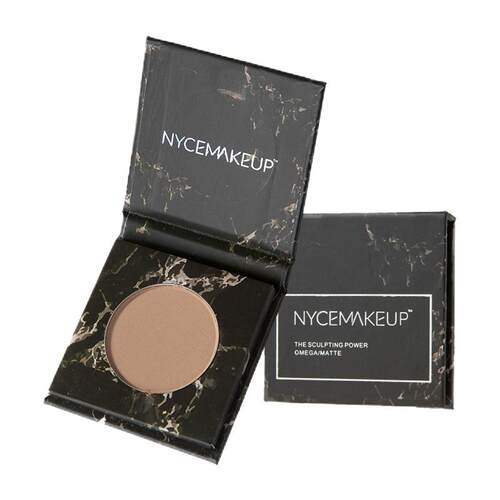 NyceMakeup修容高光一体盘哑光白色nyc白盒mycemakeup官方旗舰店
