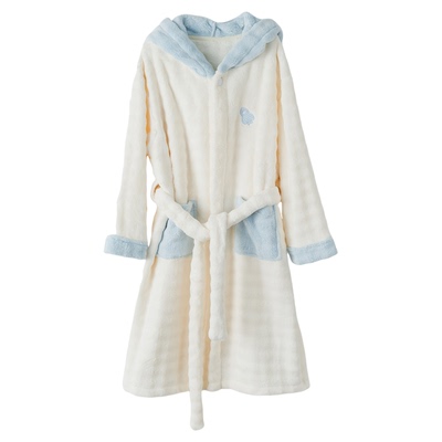 Dreamydiary男童珊瑚绒保暖睡袍