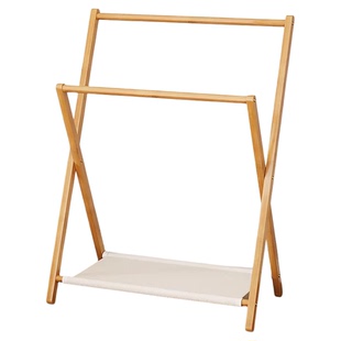 卧室可折叠挂衣架床边晚上放脱下的衣服神器衣帽架玄关落地置衣架