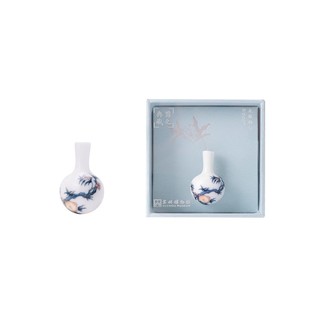 苏州博物馆 陶瓷花瓶胸针配饰原创国风陶瓷冰箱贴小花器创意礼物