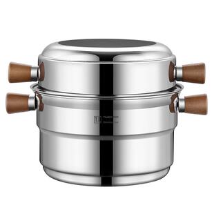 户外锅具套装食品级不锈钢套锅不粘煎锅便携露营炊具手柄可拆卸锅