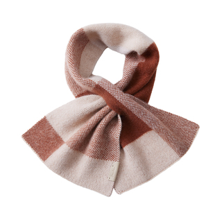 玖慕纯羊绒小围巾女士秋冬红色保暖护颈围脖妈妈本命马年新年礼物