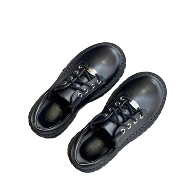 女单鞋英伦风厚度鞋增高鞋Delias