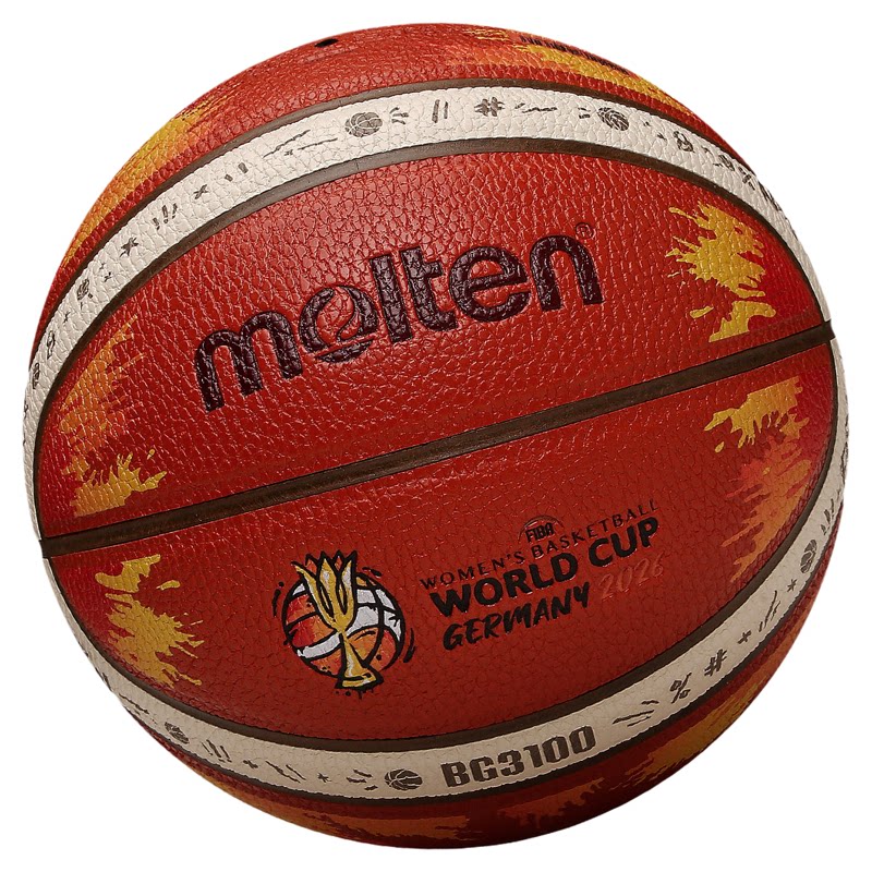 摩腾官方 molten摩腾6号2026女篮世界杯复刻款耐磨软皮PU篮球3100