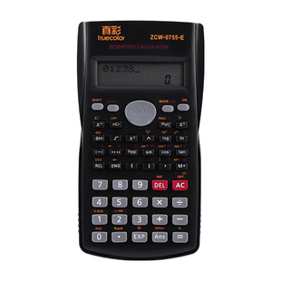 真彩科学函数计算器学生专用一建二建大学生初中生中考考研小型多功能计算机器金融会计注会CPA考试大屏幕