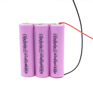 定做并联18650锂电池组3.7V充电宝电芯大容量头灯移动电源电池