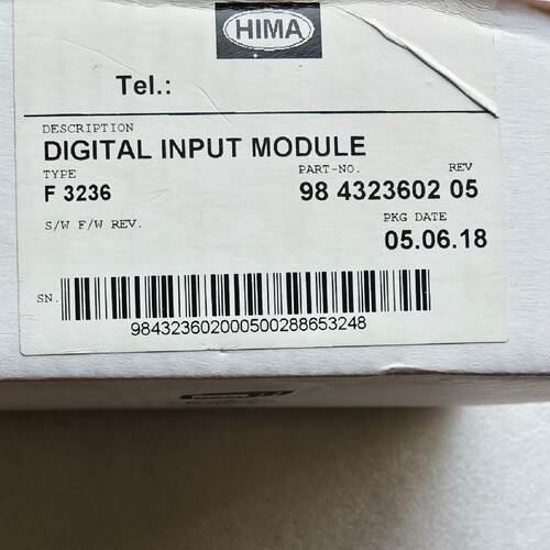 【询价】HIMA  F3236适用