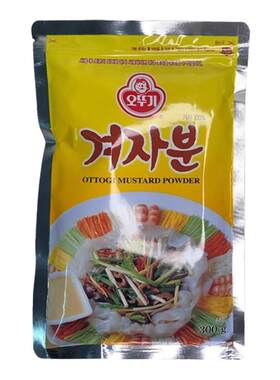 韩国不倒翁进口黄芥末粉300g调味粉凉拌菜料理刺身生鱼片寿司调味