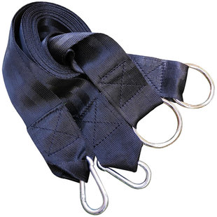 吊床绑带绳子编织绳绑带扁带S型钩葫芦钩登山扣荡秋千绳吊椅挂钩