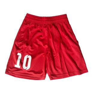 儿童速干足球短裤男童印号运动训练裤少儿四分裤子定制成人透气夏