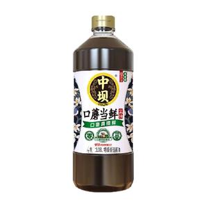 中坝酱油零添加口蘑当鲜减盐25%特级酿造百年中华老字号