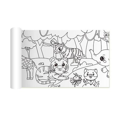 儿童涂鸦填色画卷六品堂
