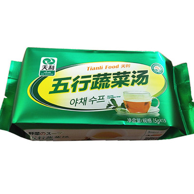 营养速食徐州天利五行蔬菜汤袋装