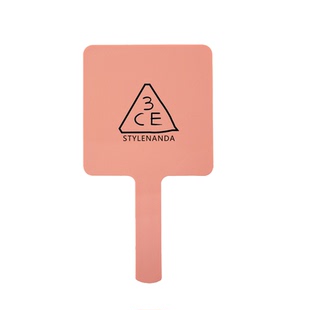 手持镜子网红ins风小手拿订制手柄照美容圆形定制logo3ce化妆镜