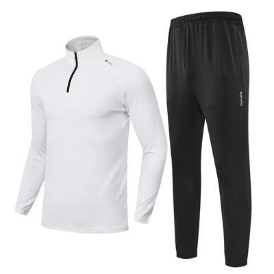 健身衣服男士运动套装秋冬保暖跑步装备晨跑服骑行紧身训练速干衣