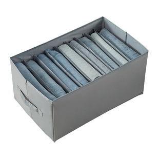 裤子衣服收纳神器装衣物分格盒隔袋家用衣柜分层抽屉大号整理箱子