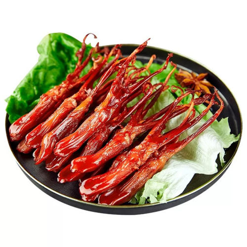 【拍手】酱鸭舌鸭舌头酱香味辣味称重500g即食一根装卤味温州特产