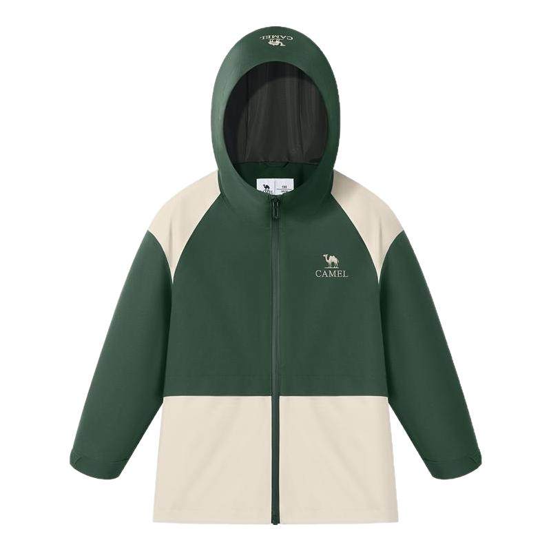 骆驼儿童冲锋衣户外徒步登山服