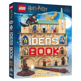DK Lego Harry Potter Ideas Book 乐高哈利·波特创意书 超200种模型创意 搭建技巧 精装大开本 互动性和趣味性 英文原版进口图书