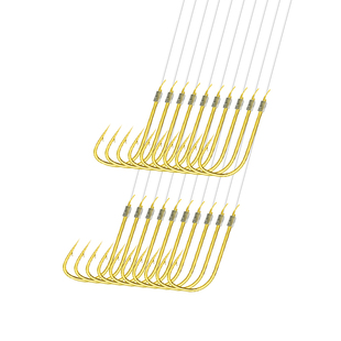 金袖无刺有刺成品子线双钩极小0.3 0.5 0.1号白条麦穗绑好小鱼钩