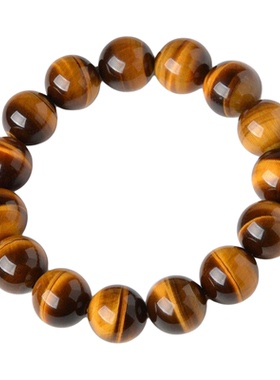 天然黄虎眼石手串男士女款手链