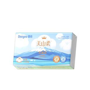 德佑乳霜纸天山柔婴儿纸宝宝专用保湿云抽纸柔纸巾热巴同款云柔巾