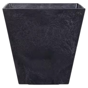 Artstone仿石北欧风树脂花盆艾拉矮方型室内绿植自吸水种植盆