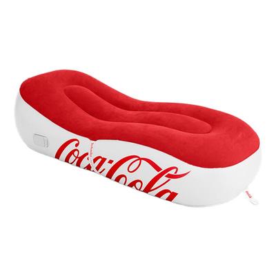 三方半|可口可乐充气沙发户外露营便携气垫床懒人午休自动充气床