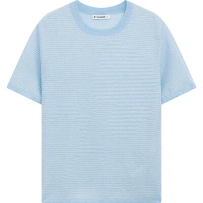 播圆领针织上衣女商场同款夏季休闲简约可露丽短袖T恤BDR2SD0901