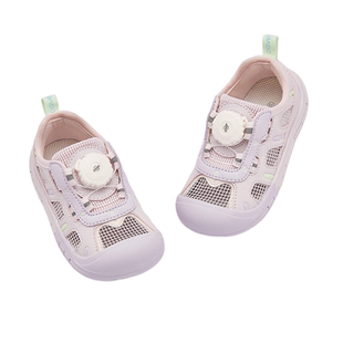 戴维贝拉儿童凉鞋黑色男童鞋子2026夏季新款宝宝运动鞋抗菌女童鞋