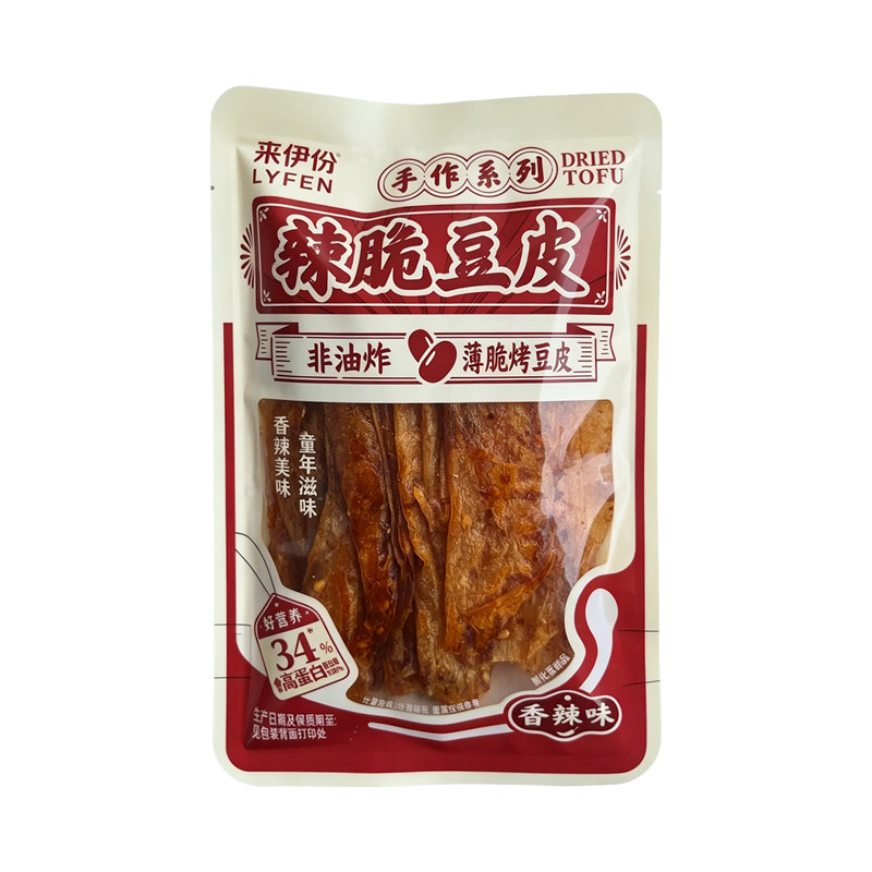 辣脆豆皮薄脆香辣味辣片