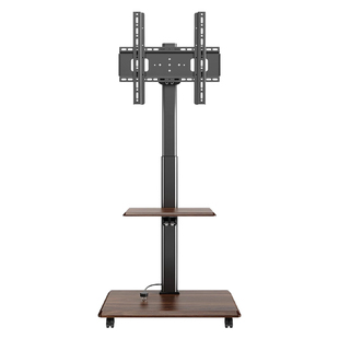 贝石电视机移动推车横竖屏直播电视大尺寸带轮艺术支架75/85英寸